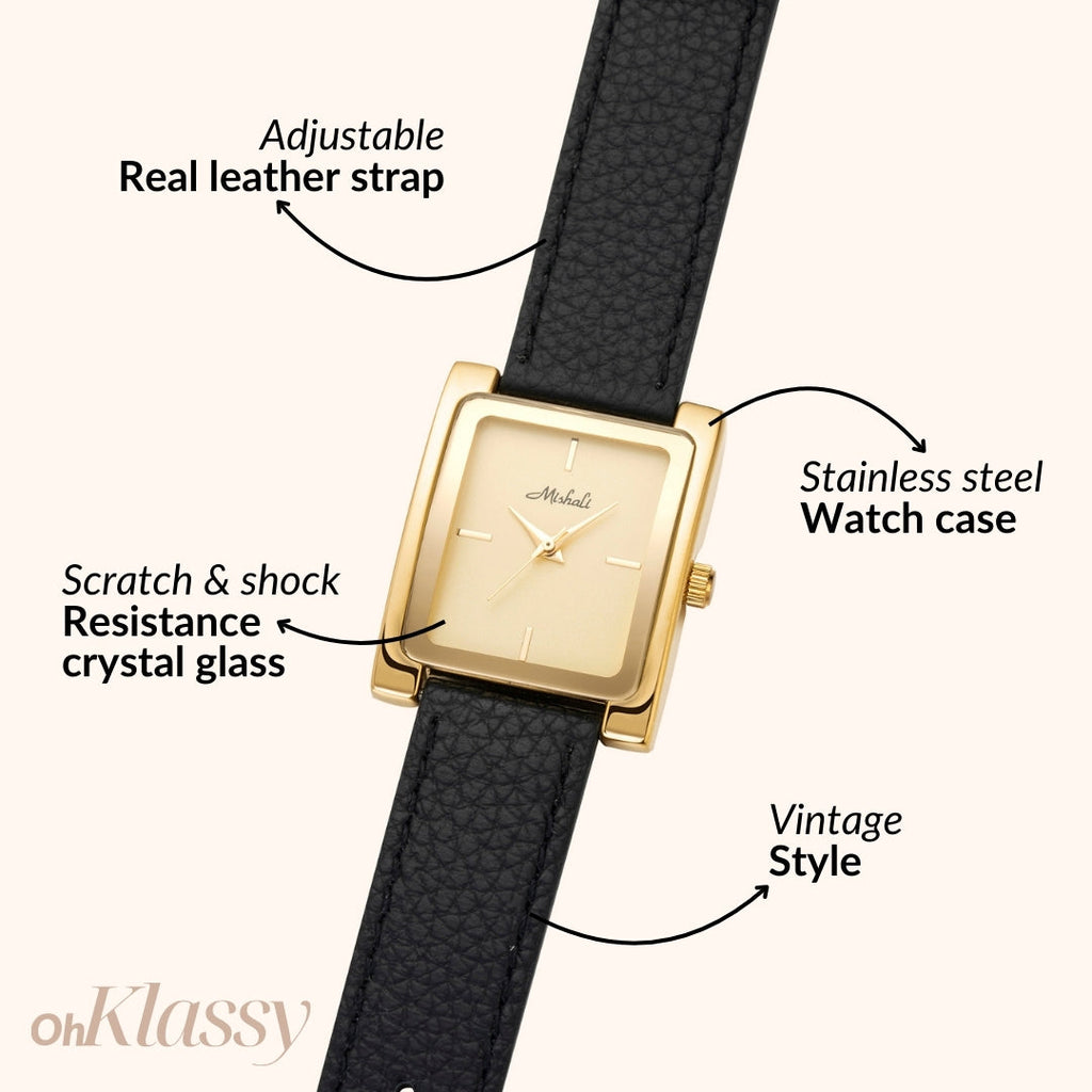 Cherline | Leather Gold