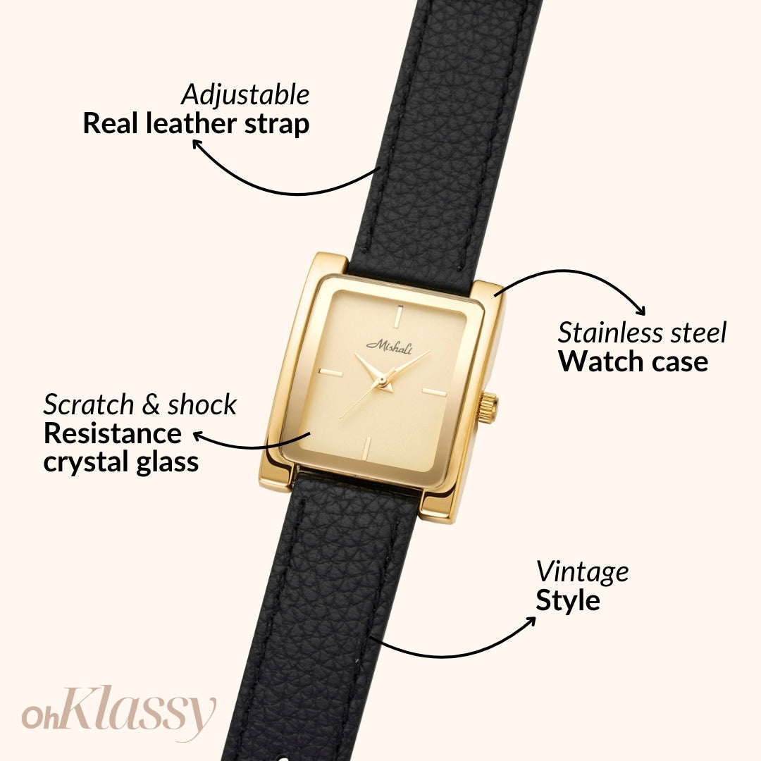 Cherline | Leather Gold