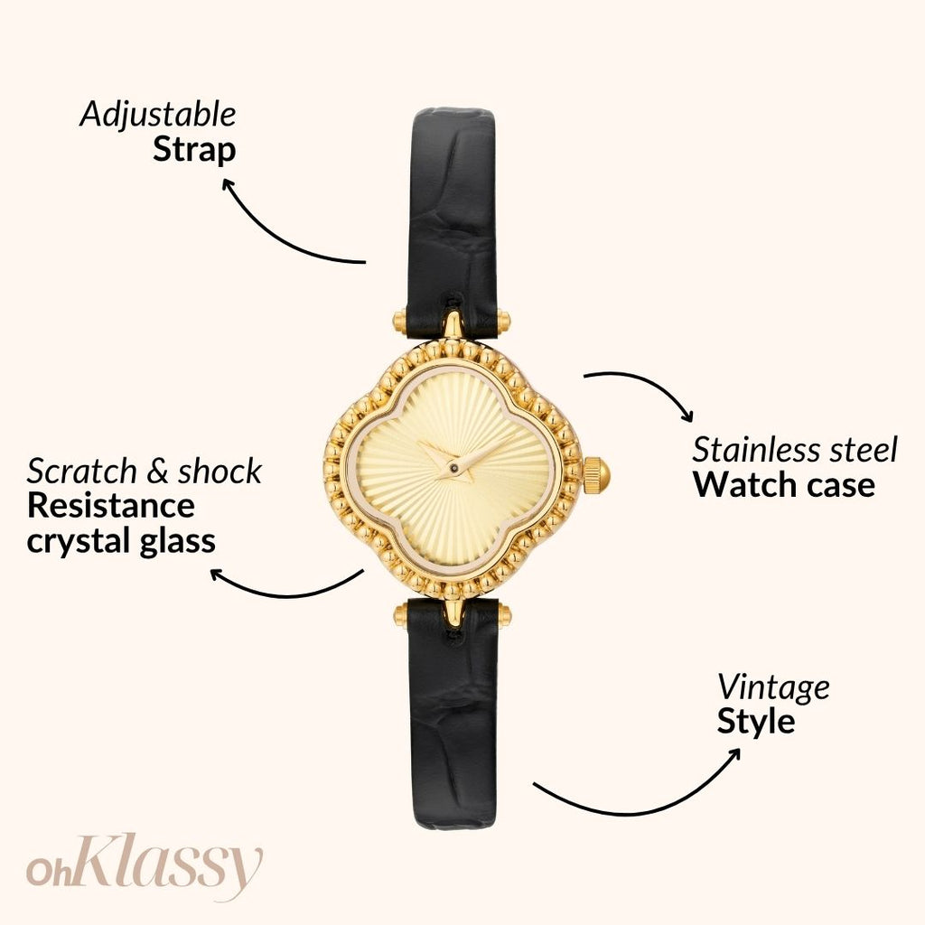 Rita | Leather Gold