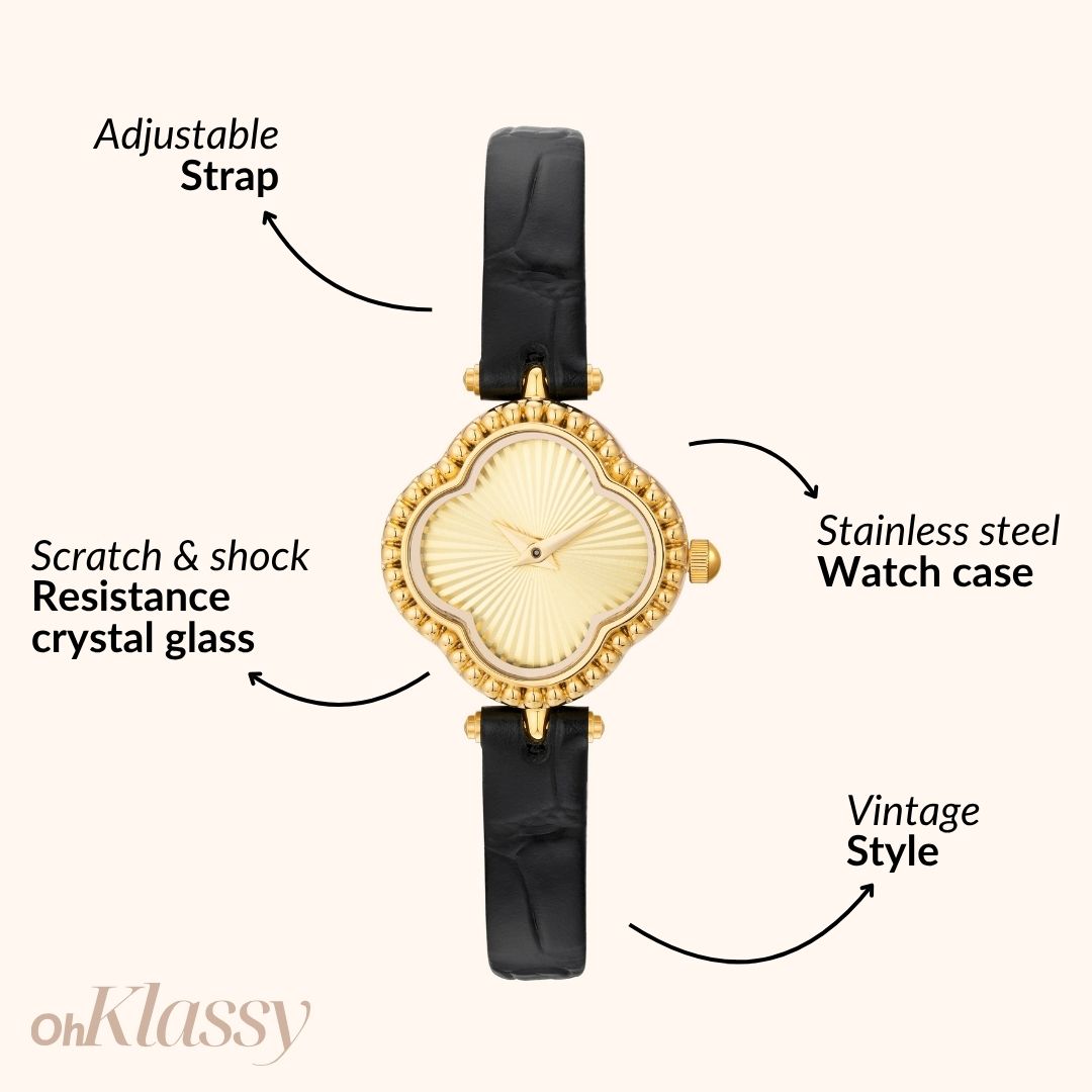 Rita | Leather Gold