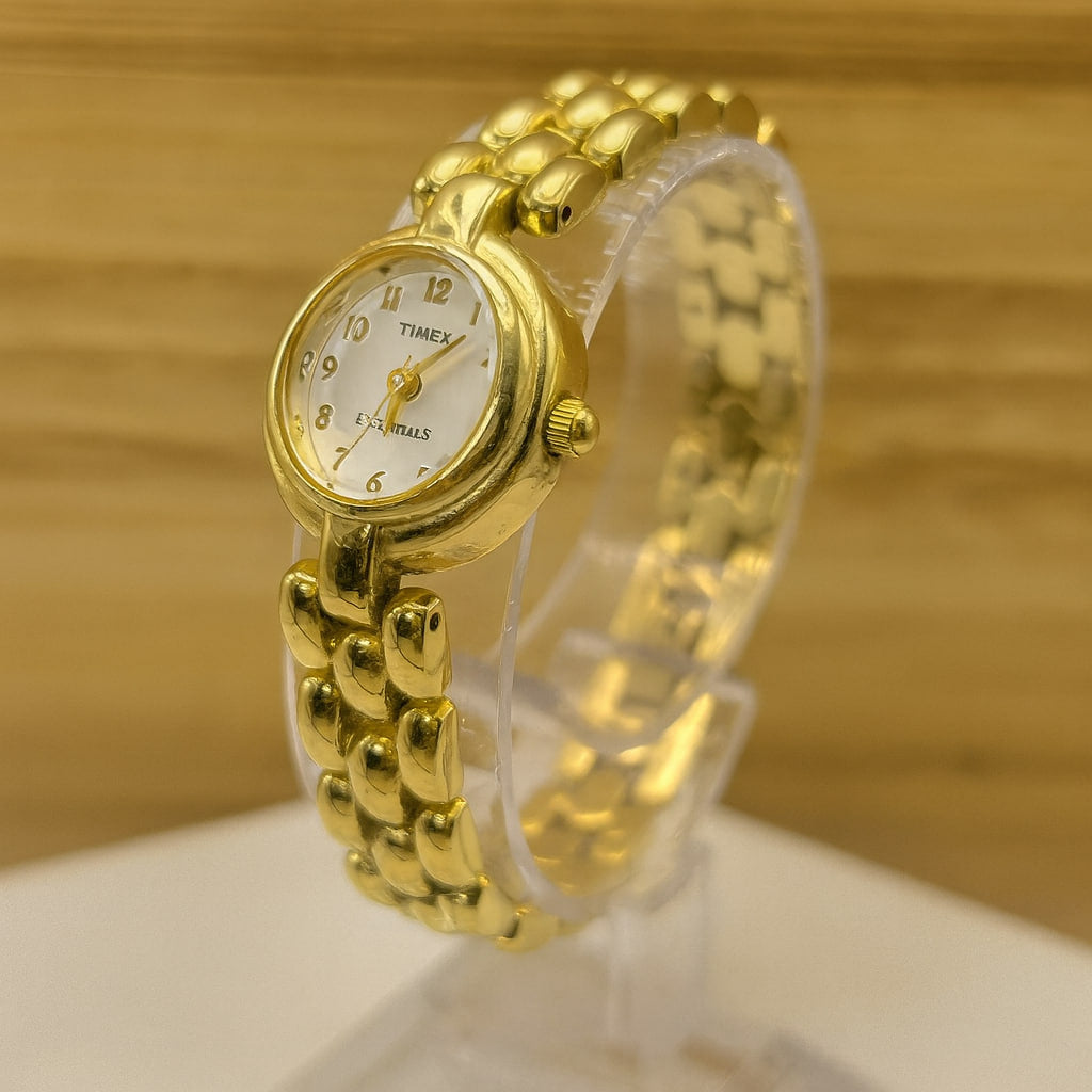 Timex Essentials Petite Gold Bracelet Watch
