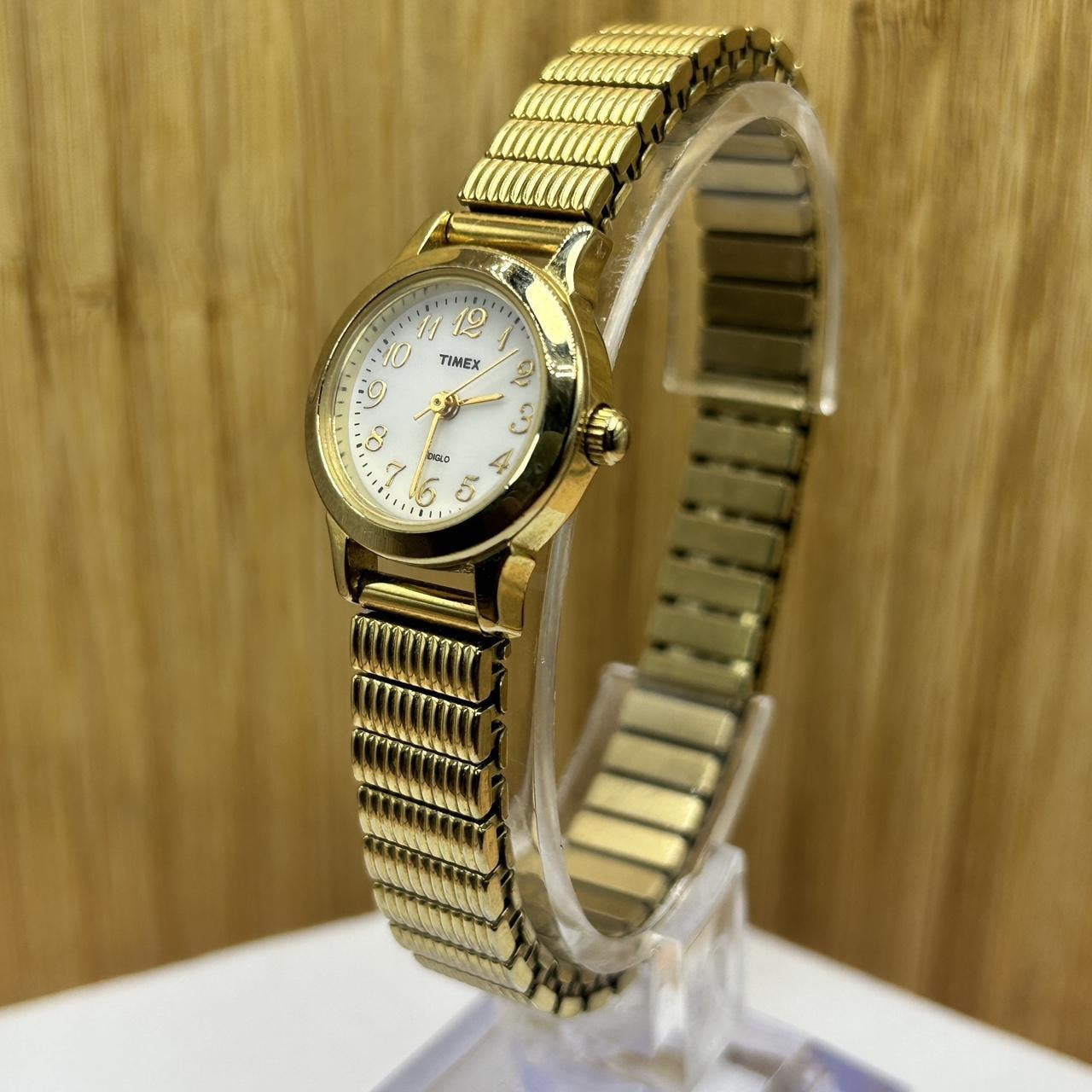 Timex Indiglo Women’s Gold-Tone Quartz Watch